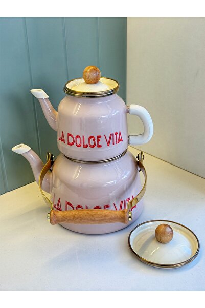 cicizuccaciye La Dolce Emaye Çaydanlık