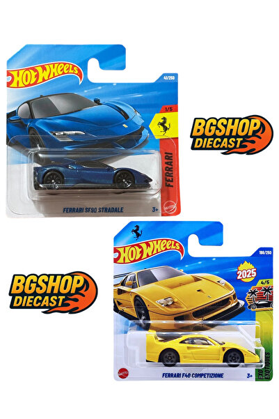 HOT WHEELS Ferrari F40 Competizione - Ferrari SF90 STRADALE