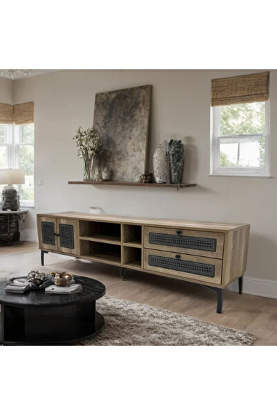 Tasamem Dafia طاولة بلازما خشب مقاس 45*40*160 سم