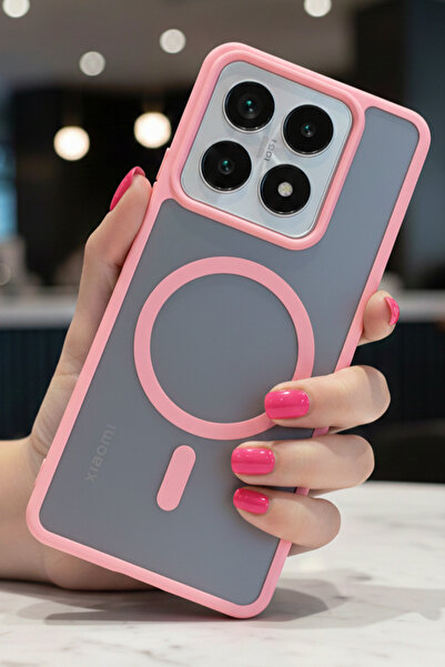 Hatreds Xiaomi Mi 14T Pro Uyumlu Kılıf Renkli Buzlu Tasarım Sararmaz Magsafe ...