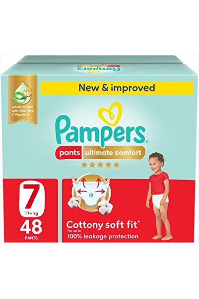 Pampers Ultimate Comfort Pants, Size 7 (+17Kg) 48Pc