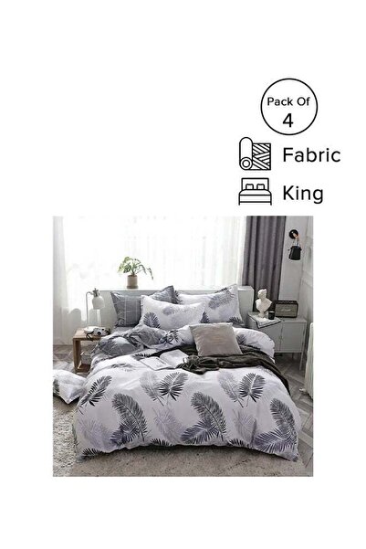 sharpdo 4-Piece King Size Luxurious Microfiber Comforter Set