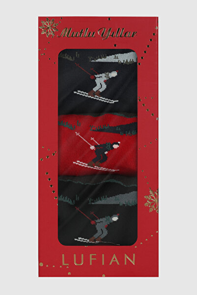 Lufian Sky 3'lü Set Erkek Çorap Standart