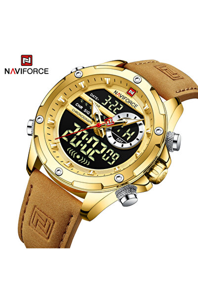 Naviforce GGLBN- Luxury Original Watches For Men Casual Sport Chronograph Ala...