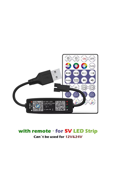 Choice USB with Remote 1 WS2812B Controller Bluetooth Music APP Control for P...