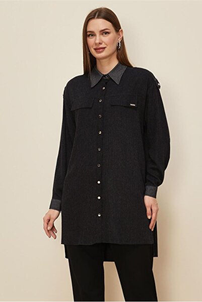 Alvina Shirt Collar Tunic 46044