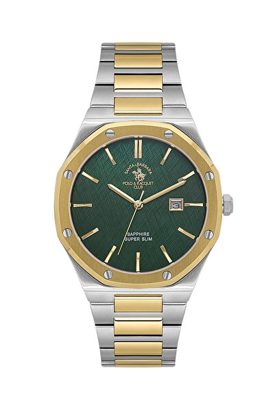 Santa Barbara Polo & Racquet Club ساعة يد رجالية SB.1.10673-5 سليم سافير