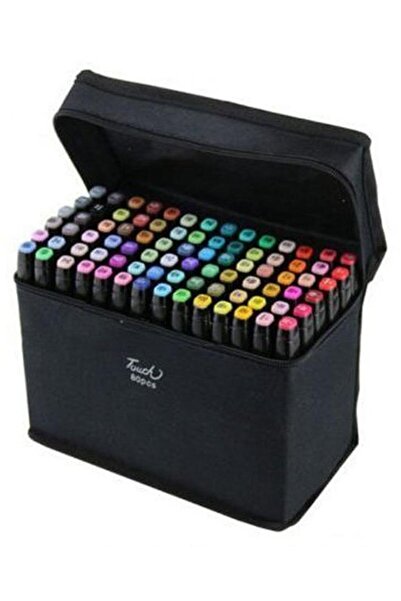 LIXADA مجموعة أقلام تحديد مزدوجة الجوانب مكونة من 80 قطعة