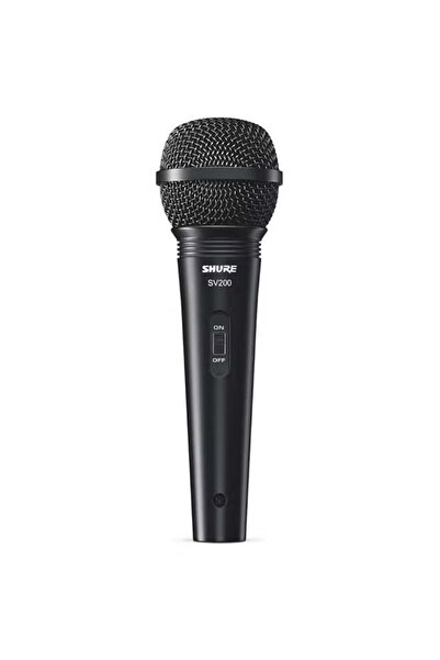 Shure ميكروفونات SV200 باللون الأسود