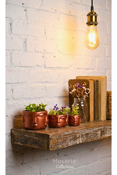 Mosarte سلسلة بوذا - مزهرية/تمثال وجه تجريدي بسيط - قطعة ديكور عصرية - طقم من...