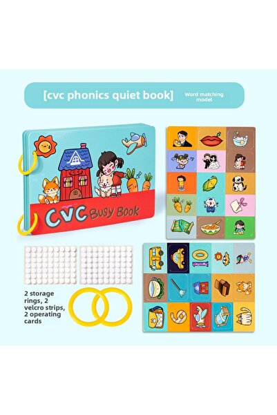 Choice1 Phonics Early Learners CVC Word Building Busy Book Interactive Alphab...