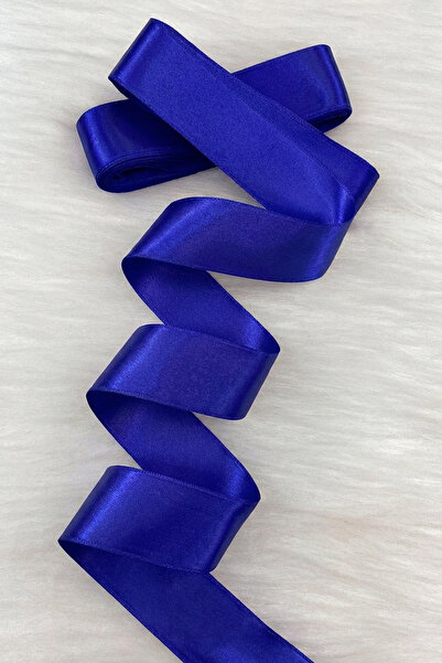 ZEYMERADE 4 см Сакс Синя двостороння атласна стрічка 10 метрів, весільний наб...