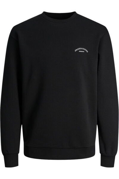 Jack & Jones JACK &JONES College Logo Crew PLS sweatshirt - 12296064-Black