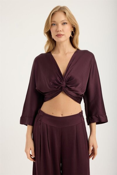 HomeStore Bluză scurtă răsucită