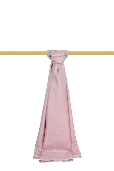 Bursa İpek Μεταξωτό σάλι με σχέδιο πούδρας δαμασκηνός