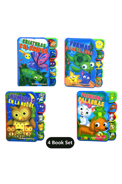 choice2 SPC-01-2-3-4 Spanish Storybook: Foam Material, Tear-Resistant, Cute A...