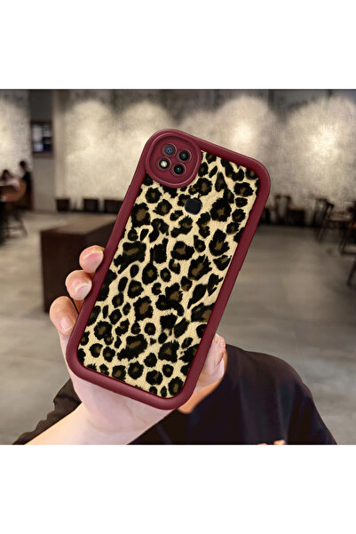 Hontinga Xiaomi Redmi 9C Uyumlu Silikon Malzeme Düşüme önleyici Kaplan Deseni...