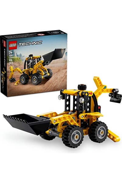 LEGO Oyuncak Technic Kazıcı Yükleyici Oyuncak İnşaat Aracı 42197 (104 Parça)