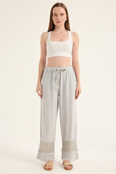 HomeStore Παντελόνι από λινό