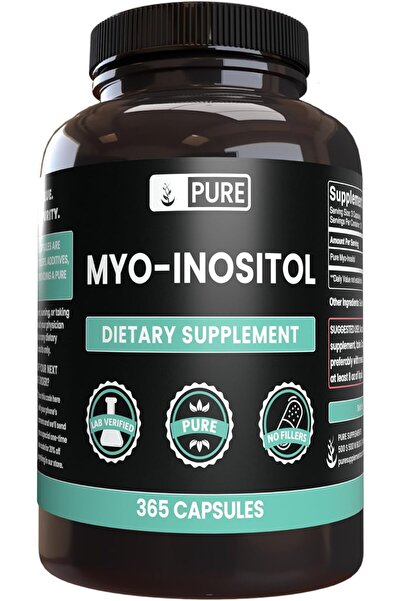 Pure Organic Ingredients مكونات أصلية نقية، ميو-إينوزيتول نباتي طبيعي بالكامل...