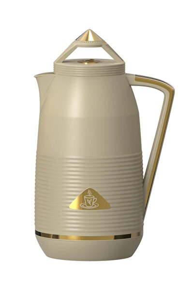 AVCI HOME MAKER ترمس أنيق بسعة 1 لتر - بني حليبي | يحافظ على المشروبات ساخنة وباردة