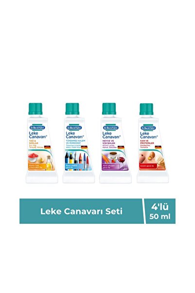 Dr.Beckmann Leke Canavarı Çok Amaçlı Leke Çıkarıcı Set 4’lü 50 ml