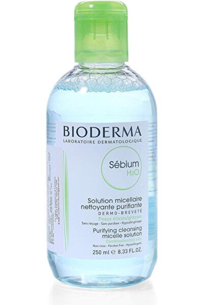 Bioderma Sebium H2O Purifying Cleansing Micellar Water Make-Up Remover for Co...