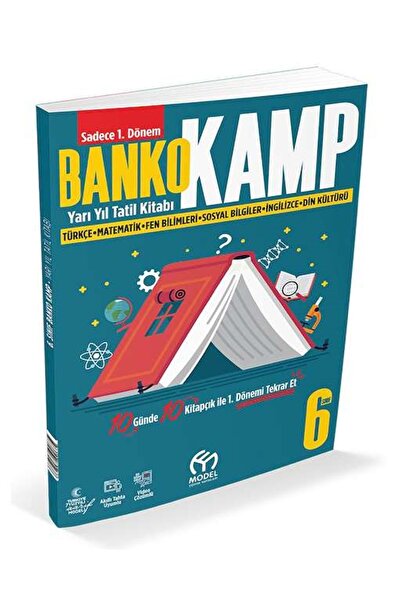 Model Eğitim Yayınları 6.SINIF BANKO KAMP YARIYIL TATİL KİTABI