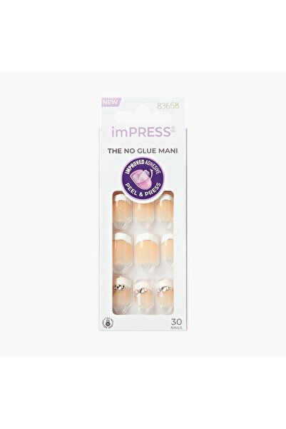Kiss Cosmetics imPRESS The No Glue Mani 30-Piece Press On Nails Set