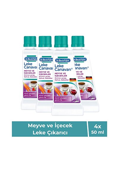 Dr.Beckmann Meyve İçecek Kahve ve Şarap Leke Çıkarıcı 4×50 ml
