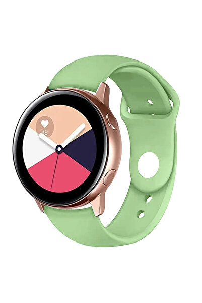 NewFace ساعة OZLSTOR بحزام كلاسيكي مقاس 22 ملم - (102510) أخضر فاتح