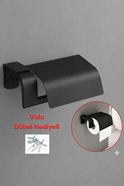 NZB حامل ورق التواليت المعدني مع غطاء، حامل ورق التواليت، جهاز من الفولاذ الم...