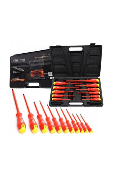 Kraft Insulated screwdriver set, 11 pieces,