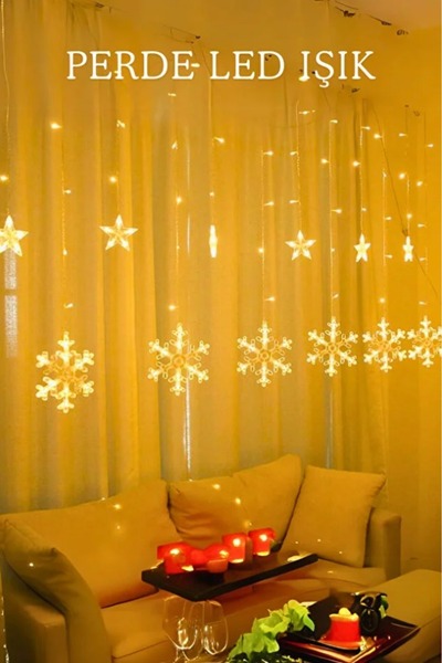 buradanaldım Kartanesi Sarkıt 3 Metre Yılbaşı Led Işık Sarkıt Led Işık