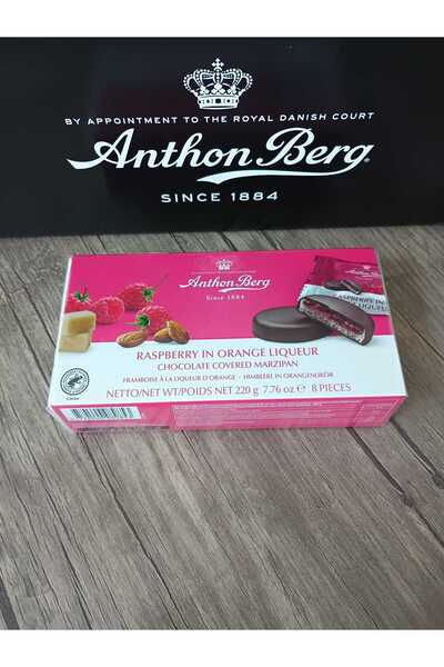 anthon berg raspberry marzıpan çikolata 220 gr