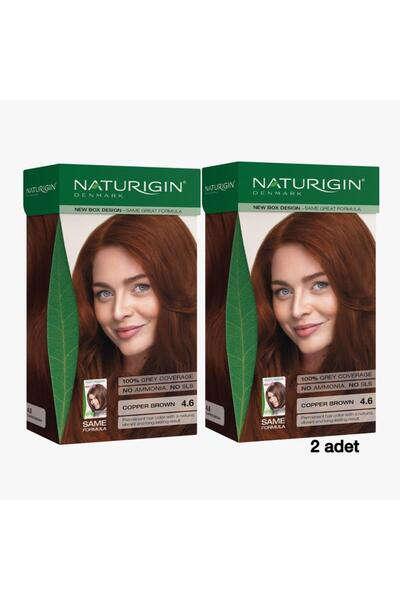 Naturigin Saç Boyası 4.6 Bakır Kahverengi 2 Adet