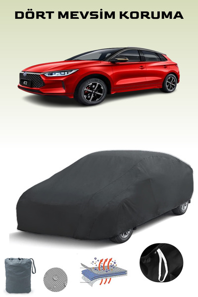 Breen غطاء سيارة أسود لسيارة بي واي دي إي2، غطاء سيارة، خيمة سيارة