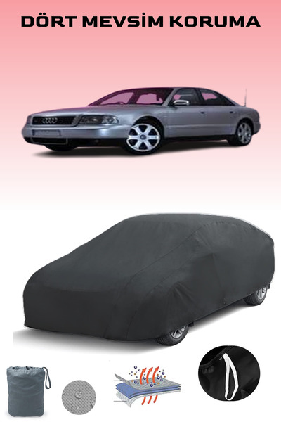 Breen غطاء سيارة أودي S8 أسود موديل 1999 - 2003، غطاء سيارة، خيمة سيارة