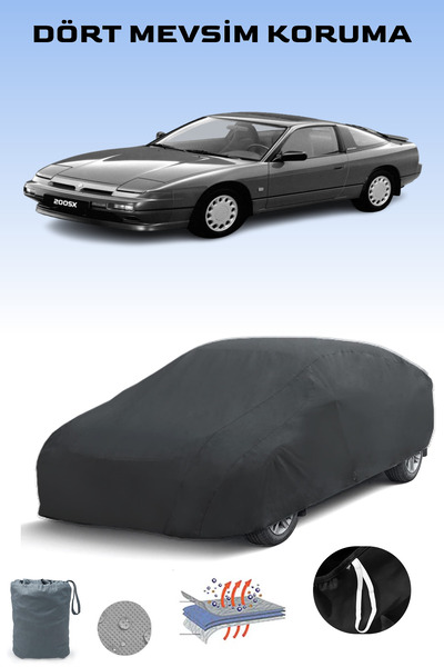 Breen غطاء سيارة نيسان 200 إس إكس أسود اللون، موديلات 1989 - 1994، غطاء سيارة...