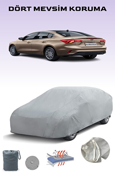 Breen غطاء سيارة رمادي لفورد فوكس 5 أبواب 2018 - 2021، غطاء سيارة، خيمة سيارة