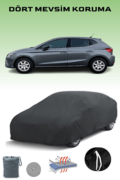 Breen غطاء سيارة أسود لسيارة سيات إيبيزا ذات 5 أبواب موديلات 2017 - 2021، غطا...