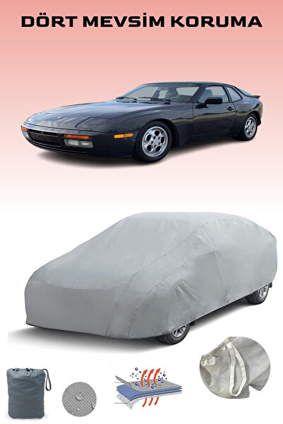 Breen غطاء سيارة بورش 944 رمادي اللون، غطاء سيارة، خيمة سيارة