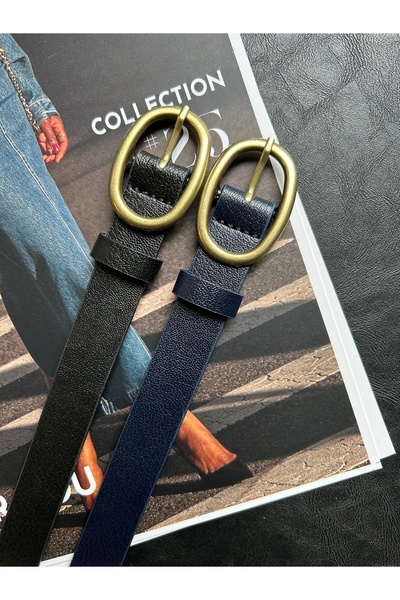 LİA KEMER 2-Piece Desire Ring Patterned Faux Leather Women's Antique Vintage Buckle Jacket Belt Dress Pants Belt