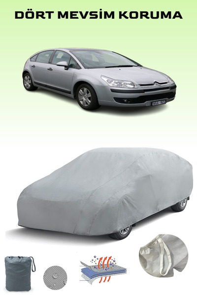 Breen غطاء سيارة رمادي لسيتروين C4 هاتشباك 2004 - 2008، غطاء سيارة، خيمة سيارة