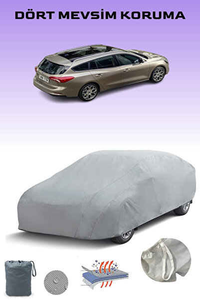 Breen غطاء سيارة رمادي لفورد فوكس إس تي 5 أبواب 2019 - 2021، غطاء سيارة، خيمة...