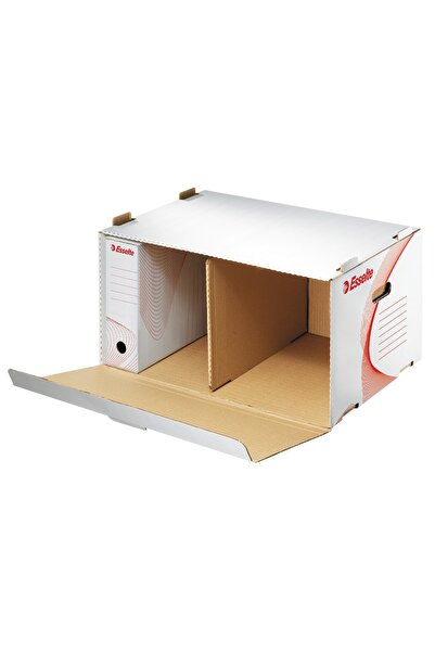 Esselte Standard archiving and transport container, front opening, cardboard,