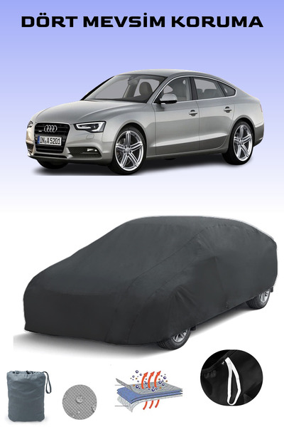 Breen غطاء سيارة أودي A5 سبورت باك أسود اللون من 2011 إلى 2021، غطاء سيارة، خيمة سيارة