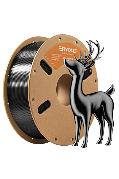 Eryone Ultra SILK Black 1KG Ultra SILK PLA Premium Filament 3D Print,Multicolor Available, pla filam