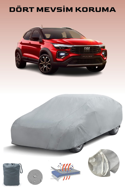 Breen غطاء سيارة فيات بولس رمادي اللون، غطاء سيارة، خيمة سيارة