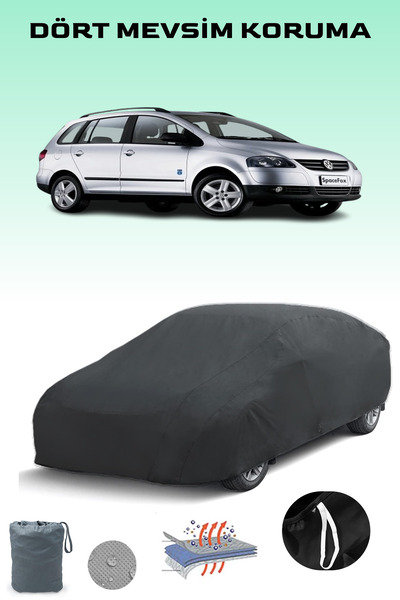 Breen غطاء سيارة فولكس فاجن سبيسفوكس أسود، غطاء سيارة، خيمة سيارة
